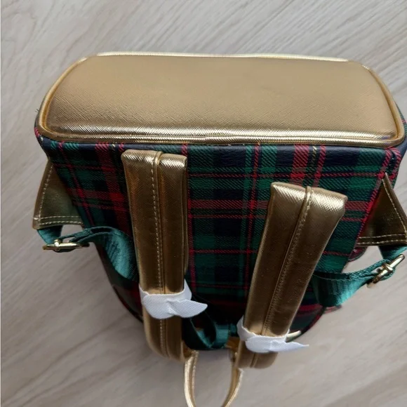 New! Disney Christmas plaid backpack - Picture 2 of 4